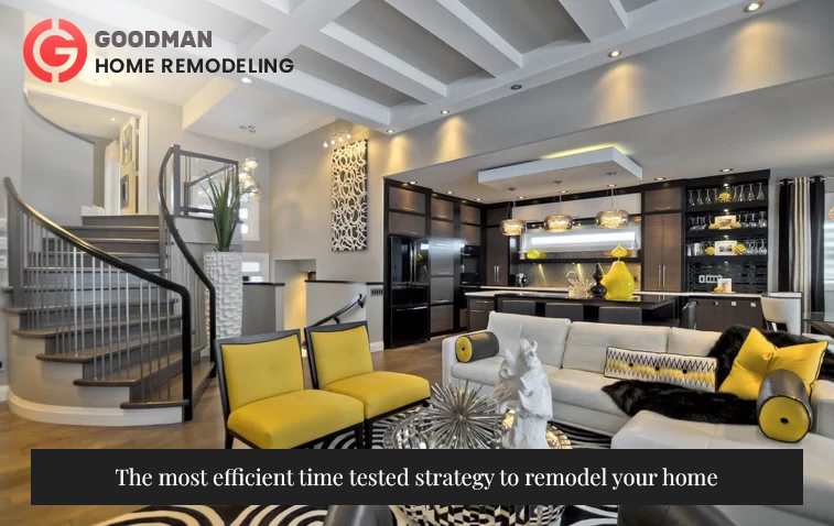 Modern home interior with open concept living and contemporary furniture.