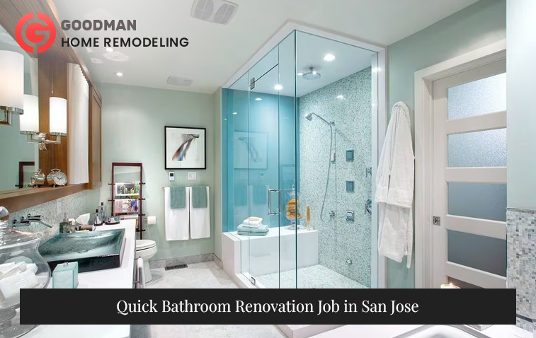 Quick Bathroom Renovation Job in San Jose