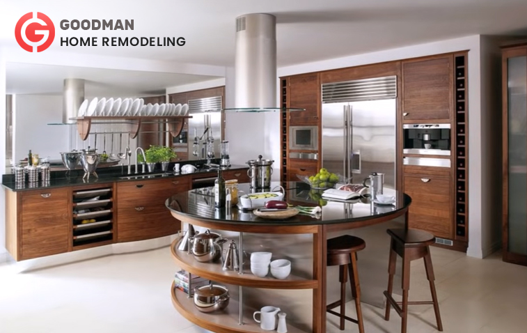 Stylish kitchen with modern fittings, innovative storage solutions, and high-quality accessories.